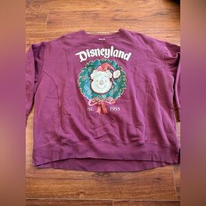 Women’s Disney Christmas Winnie the Pooh Pullover Sweatshirt. Size XL.